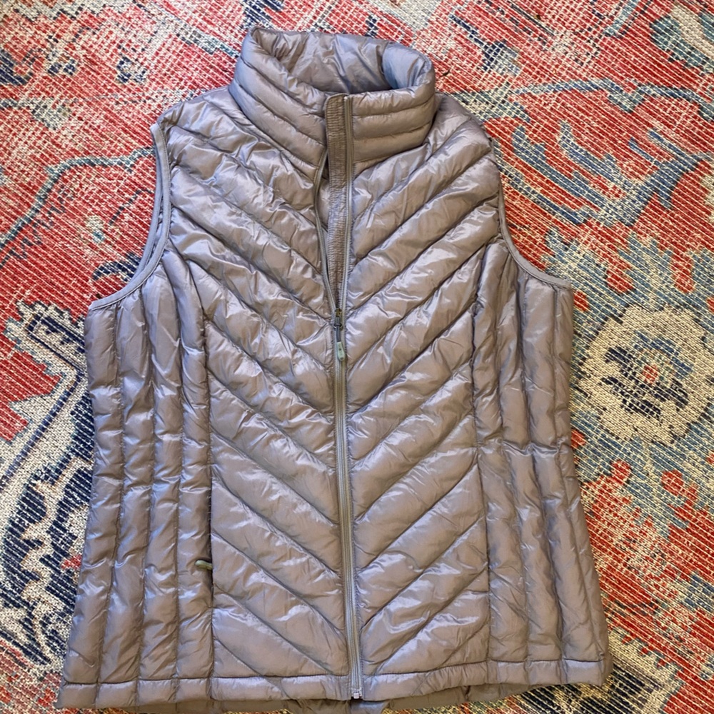 Puffer vest silver